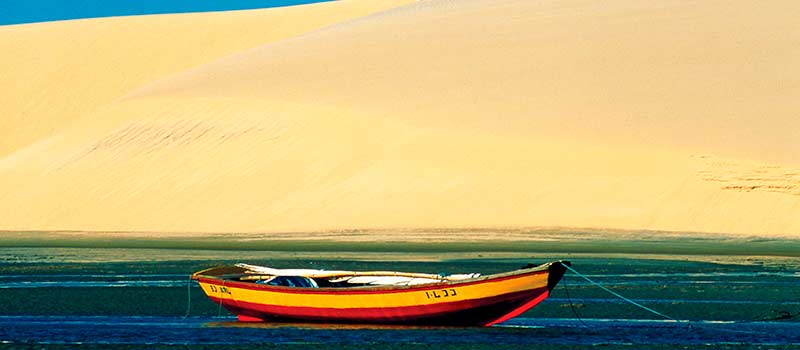 Jericoacoara, malerische Strände, azurblaues Wasser