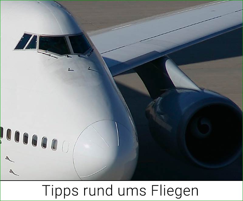 Tipps rund um die Flugreise